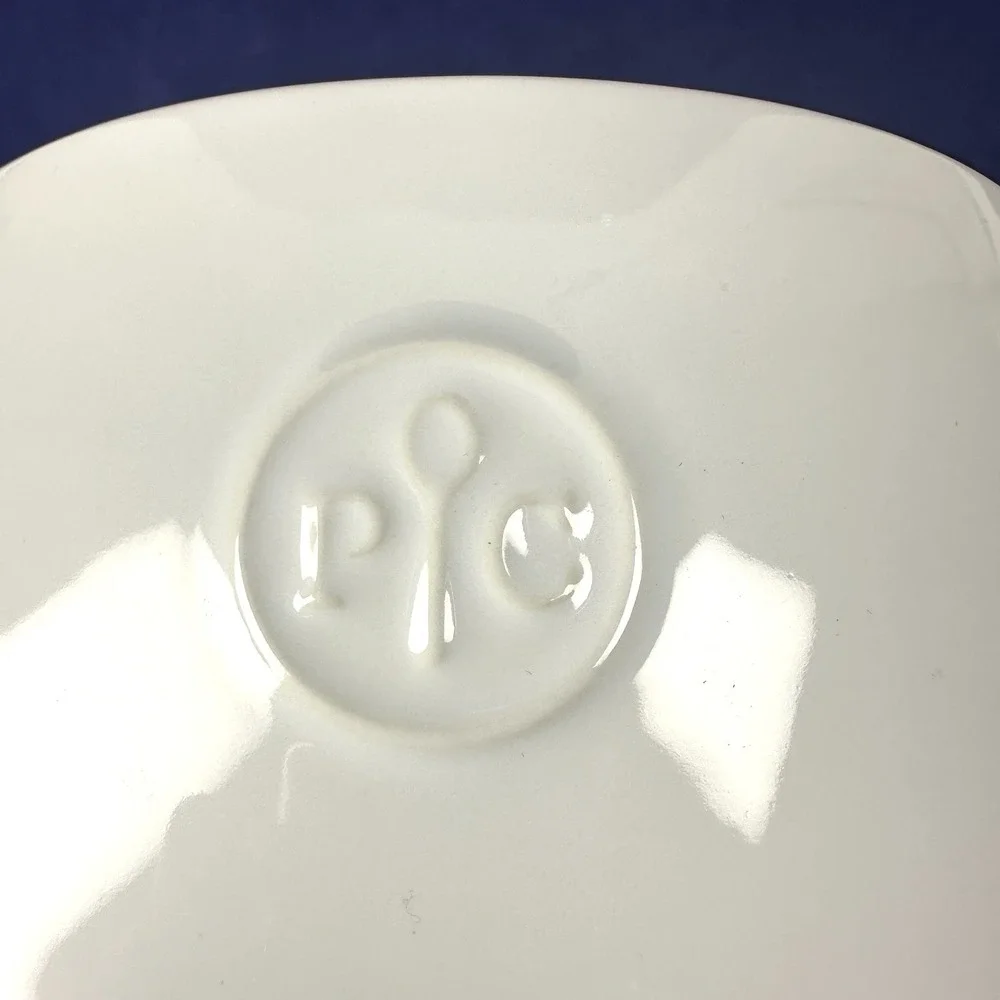 Pampered Chef Microwave Pasta Cooker Bowl Replacement/Dog  Bowl White Ceramic
